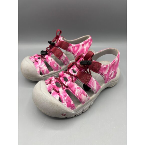 KEEN Girls Pink Waterproof Sandals Size 1 US - Picture 1 of 8
